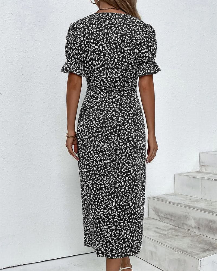 Giselle™ Floral V-Neck Dress