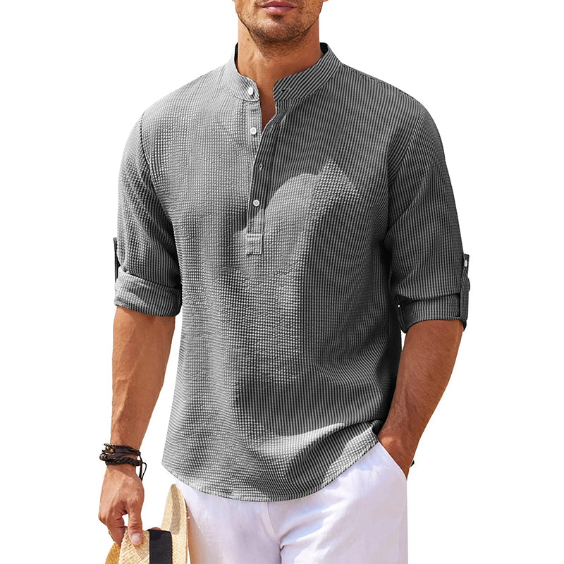 Tommy | Stylish and Comfortable Men's Henley Shirt