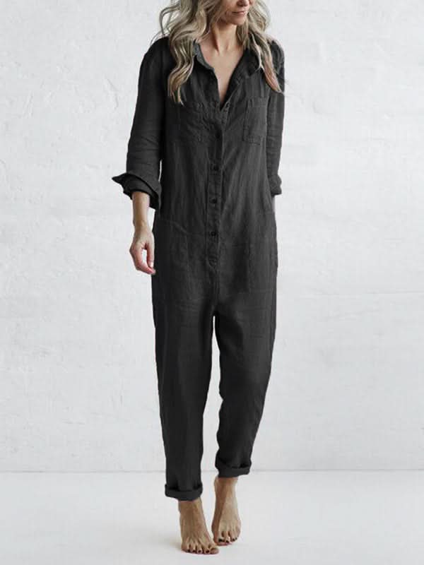 Rosa™ | Jumpsuit lange mouwen