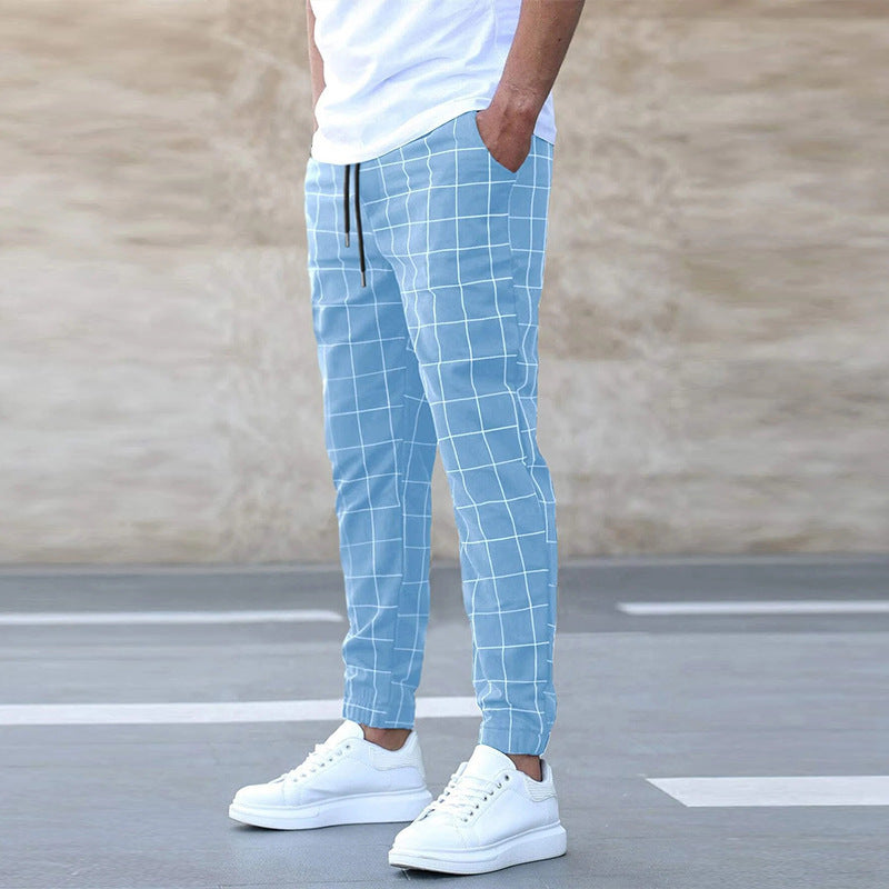 Enzo | Checked Casual Pants