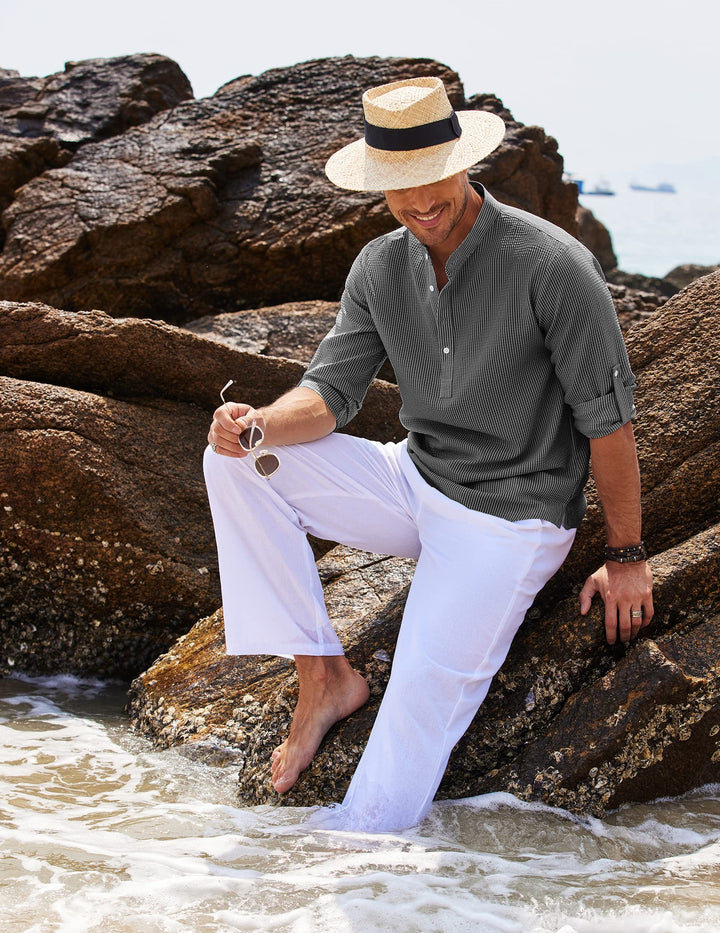 Tommy | Stylish and Comfortable Men's Henley Shirt