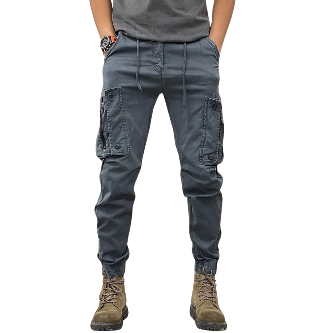 Marco | Stretch Cargo Pants with Pockets
