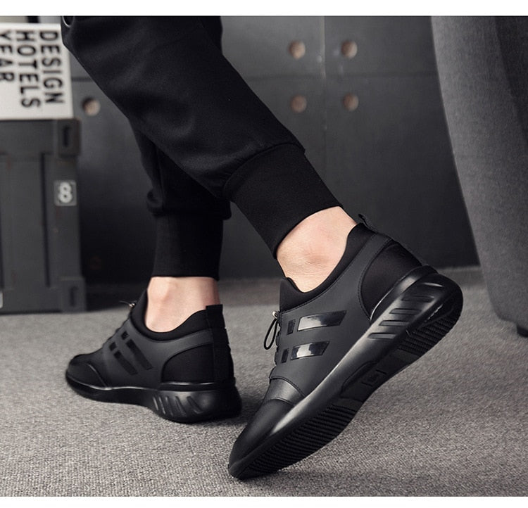 Kornelius | Men's Slip-On Sneakers with Elastic Laces