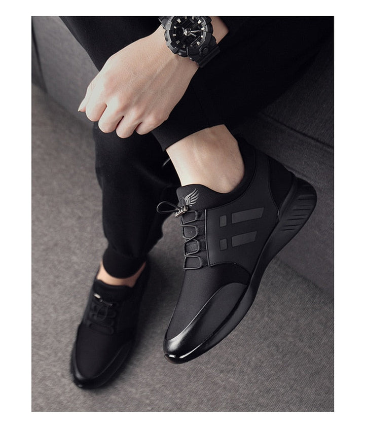 Kornelius | Men's Slip-On Sneakers with Elastic Laces