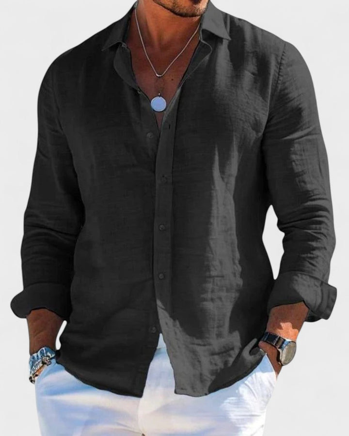 Morgan | Elegant and Refined Men's Linen Shirt