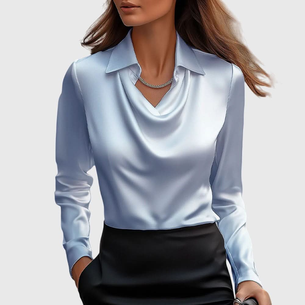 Brooklyn – Elegant Satin Blouse