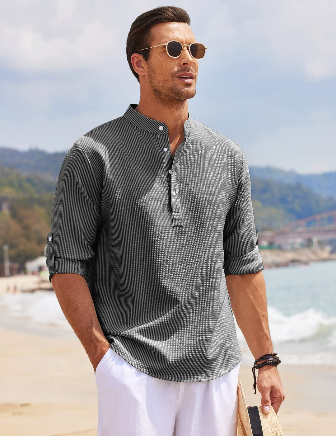Tommy | Stylish and Comfortable Men's Henley Shirt