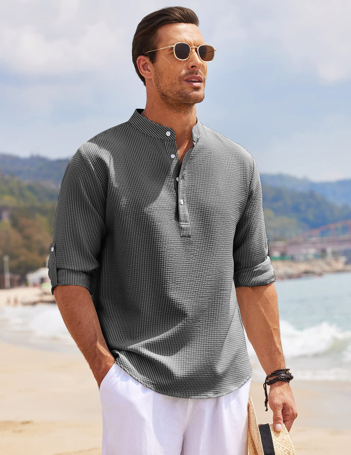 Tommy | Stylish and Comfortable Men's Henley Shirt