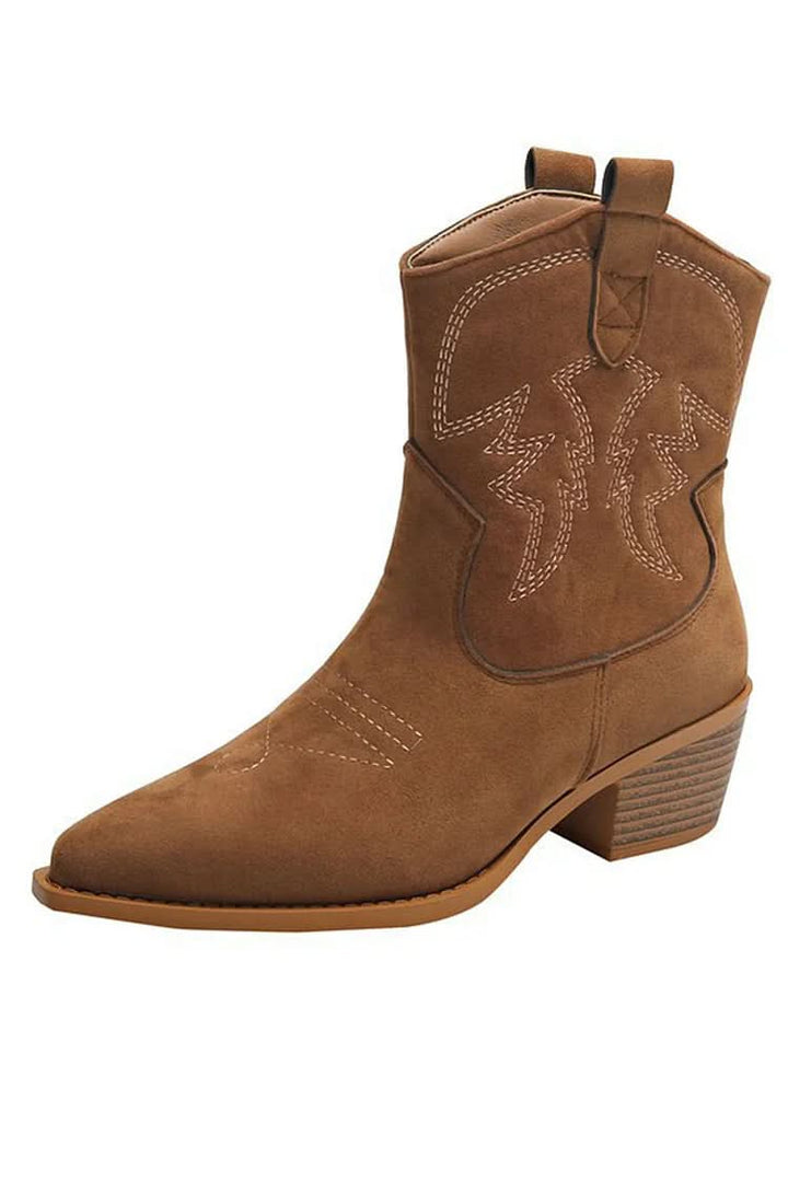 Rangi | Chic Western Ankle Boots