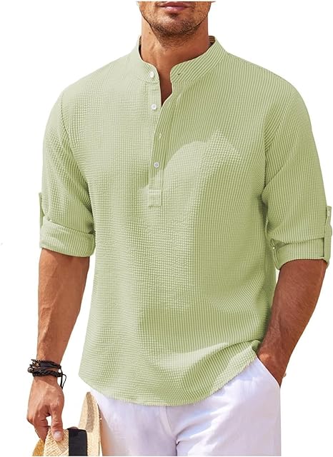 Adrian | Casual and Stylish Summer Henley Shirt