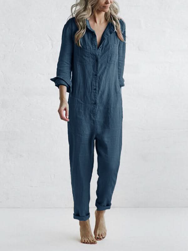 Rosa™ | Jumpsuit lange mouwen