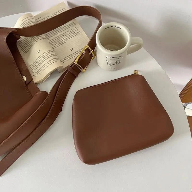 Ladies shoulder and crossbody minimalist bag