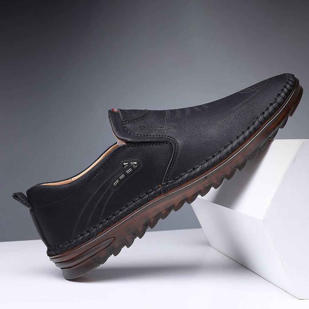Norbert | Leather Slip-On Shoes with Comfort Fit