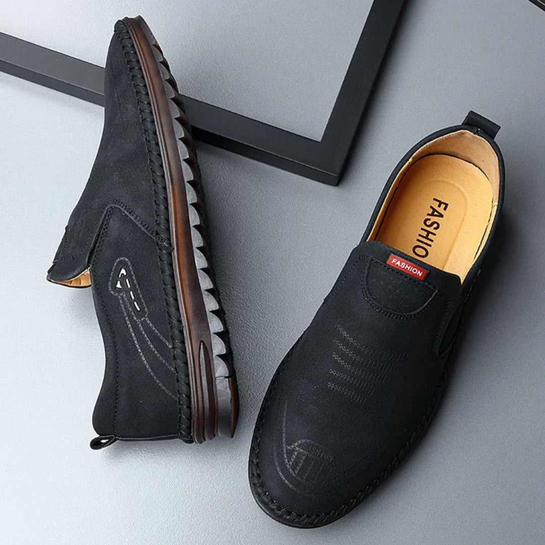 Norbert | Leather Slip-On Shoes with Comfort Fit