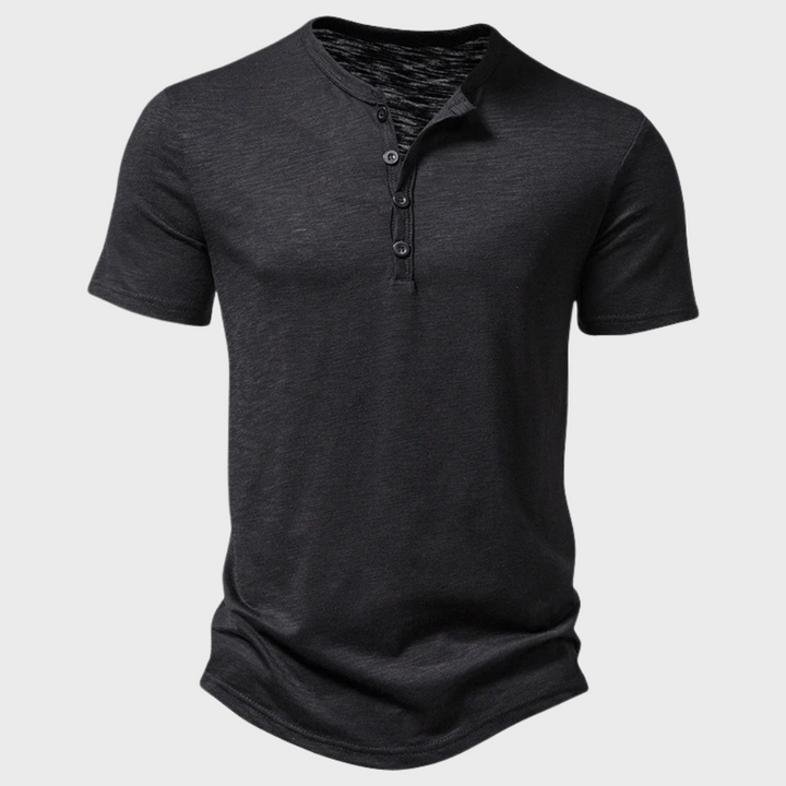 Gunnar | Casual Henley T-shirt with Buttons