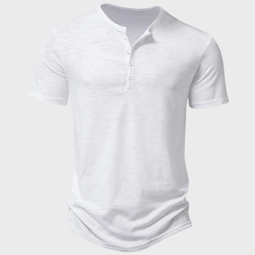 Gunnar | Casual Henley T-shirt with Buttons