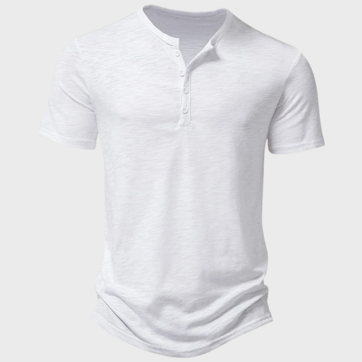 Gunnar | Casual Henley T-shirt with Buttons