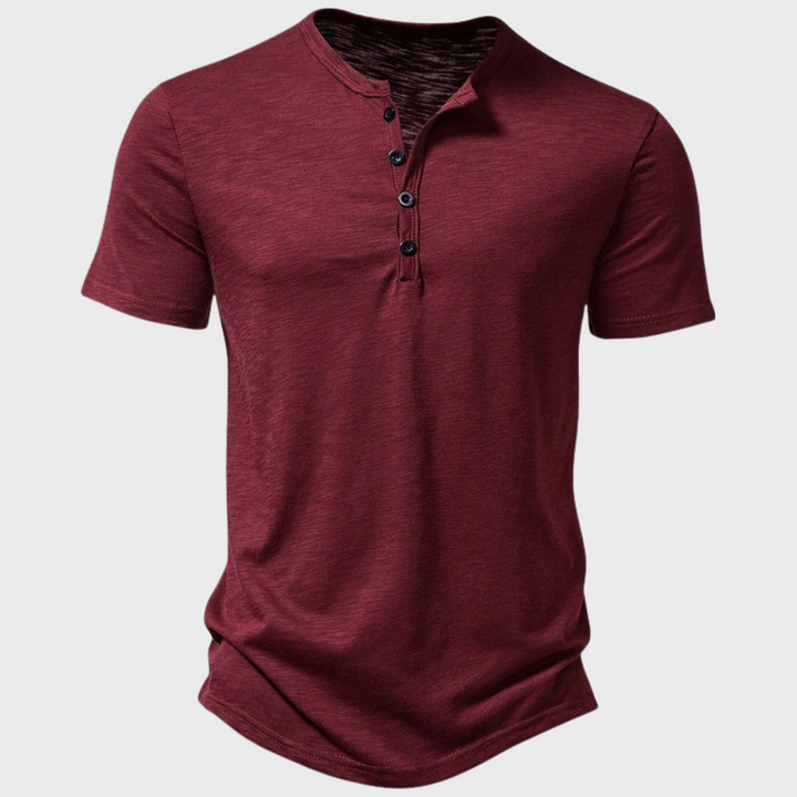 Gunnar | Casual Henley T-shirt with Buttons