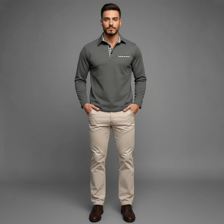 Ivan | Long-Sleeved Winter Polo Shirt