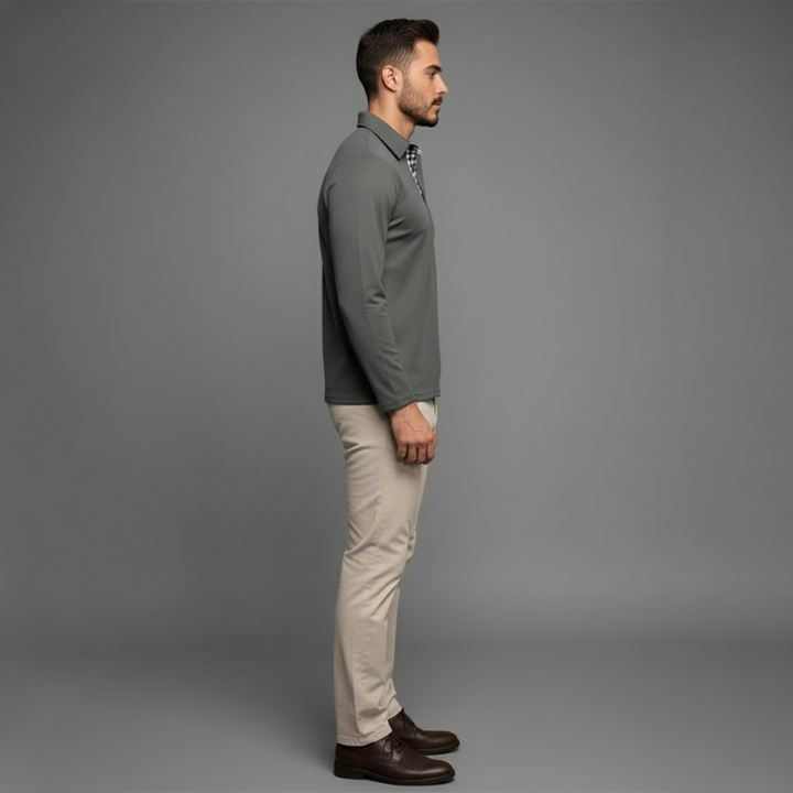 Ivan | Long-Sleeved Winter Polo Shirt