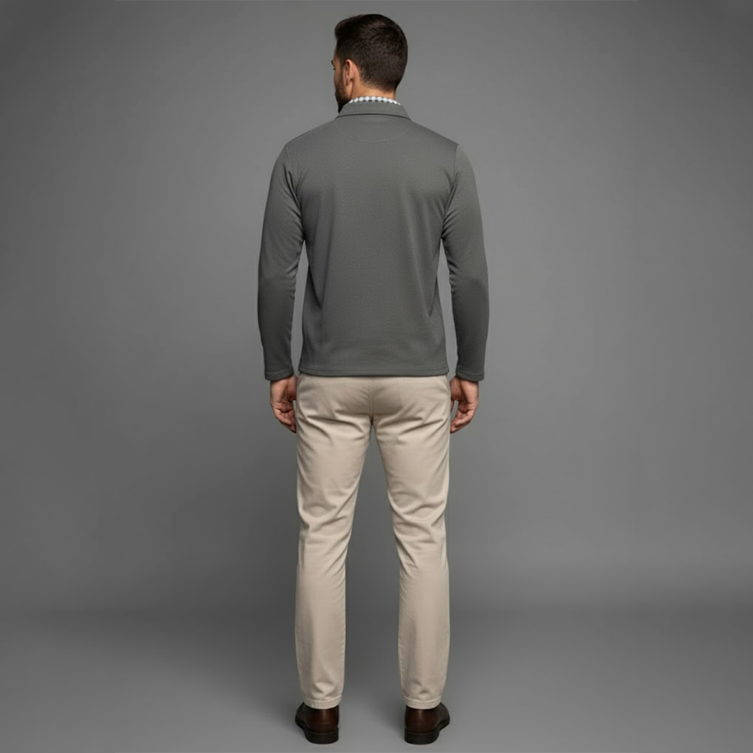 Ivan | Long-Sleeved Winter Polo Shirt