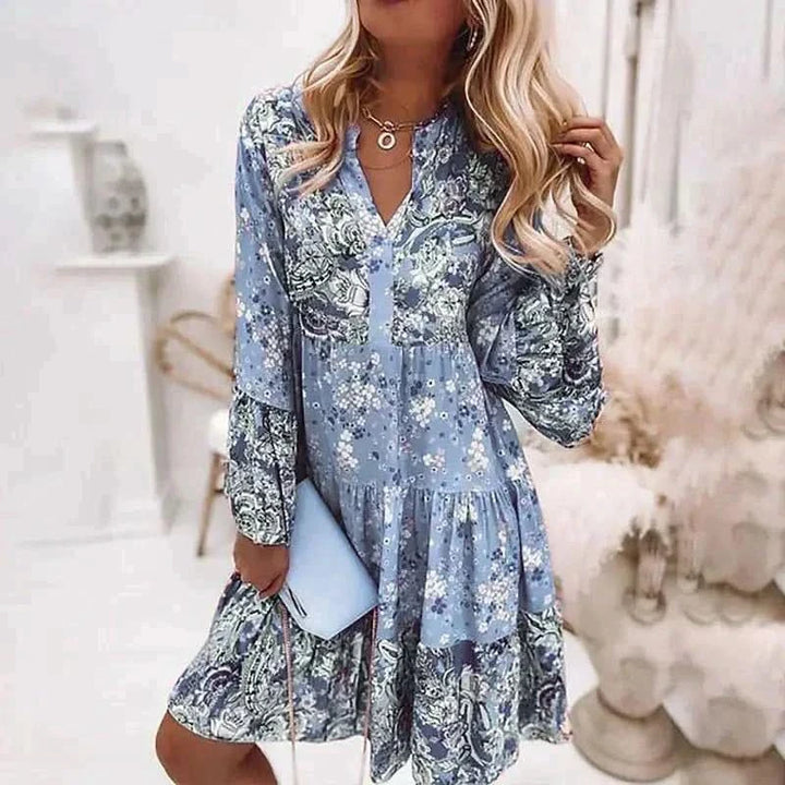 Linda - Flower-patterned Summer Dress