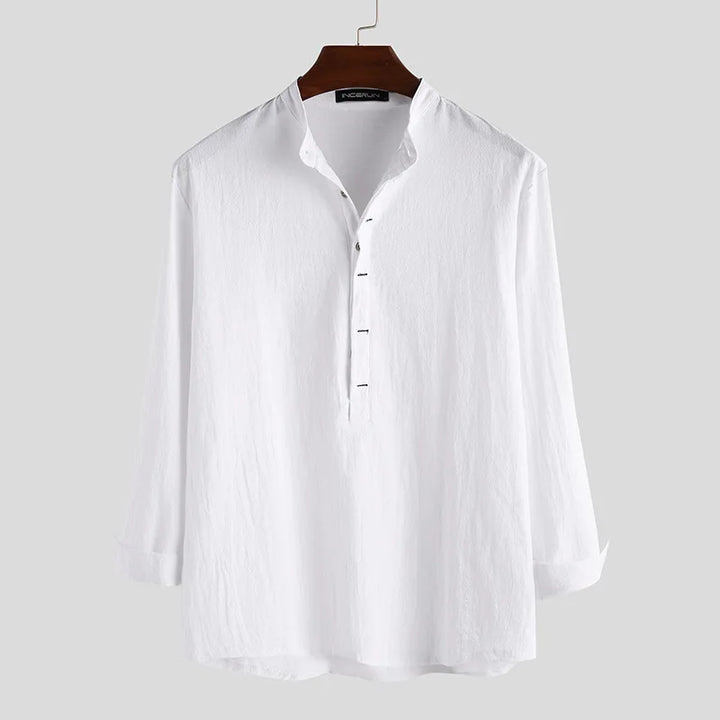Rasmus | Stylish Casual Mandarin Shirt