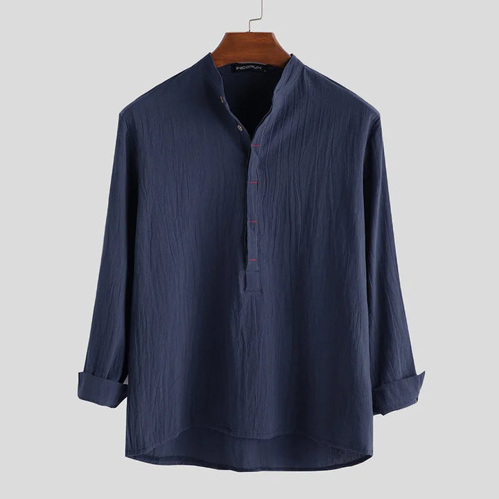 Rasmus | Stylish Casual Mandarin Shirt