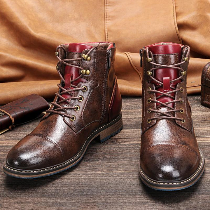 Lukas | Classic Oxford Leather Boots for Men