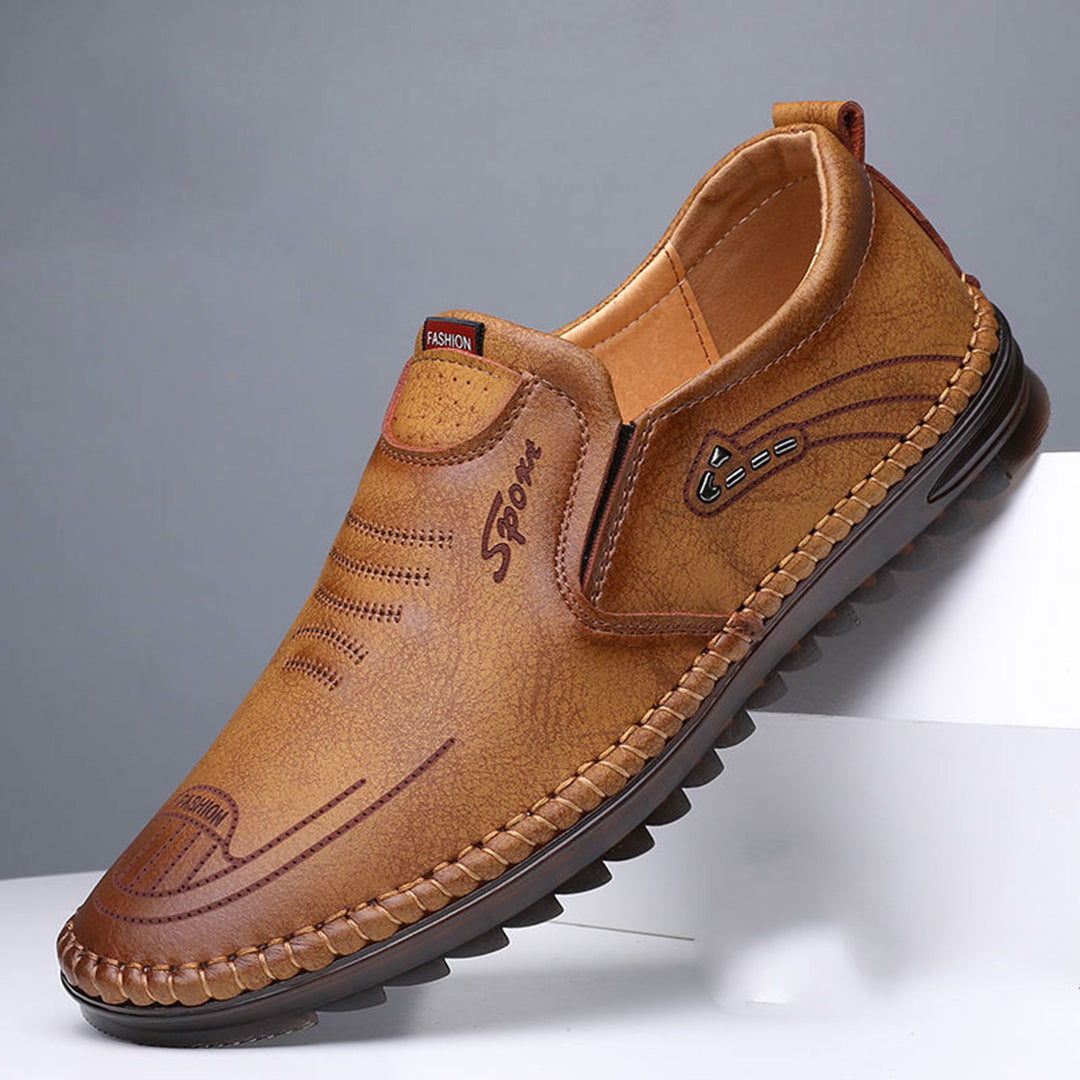 Norbert | Leather Slip-On Shoes with Comfort Fit