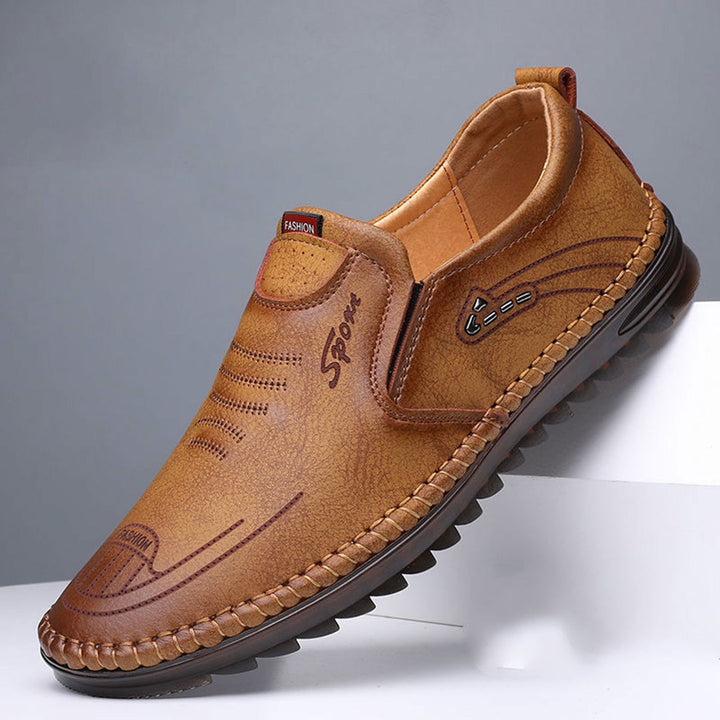 Norbert | Leather Slip-On Shoes with Comfort Fit