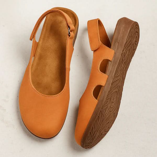 Lydia | Buckled Slingback Comfort Sandals