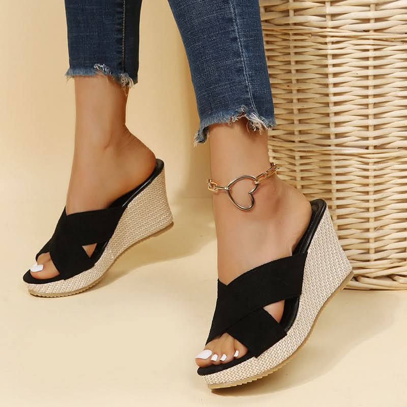 Valeria - Relaxed Wedge Sandals
