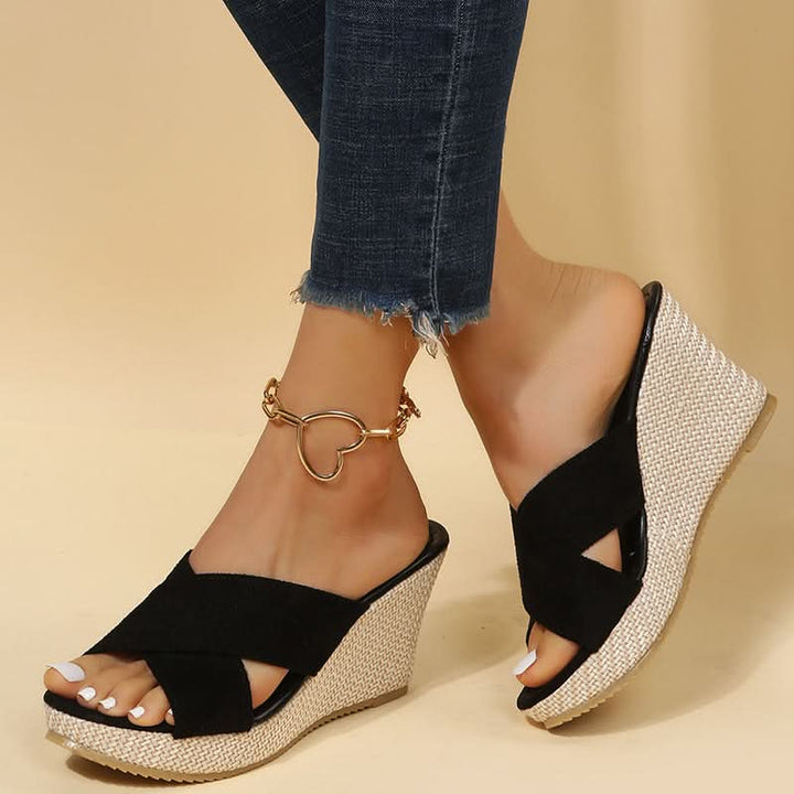 Valeria - Relaxed Wedge Sandals