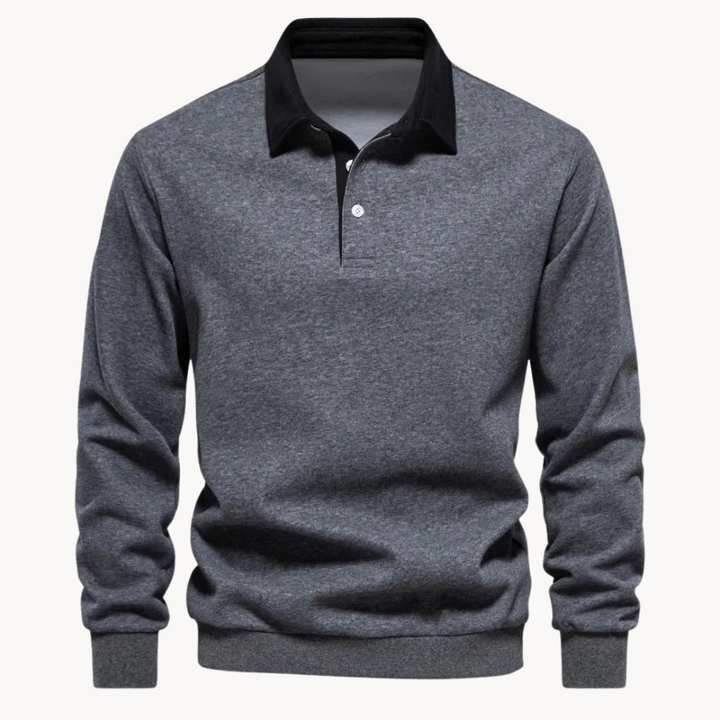 Martin | Men's Classic Polo Collar Polo Sweatshirt