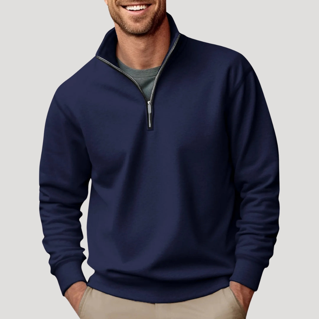 Johan | Men's Classic Zipper Long Sleeve Sweatshirt
