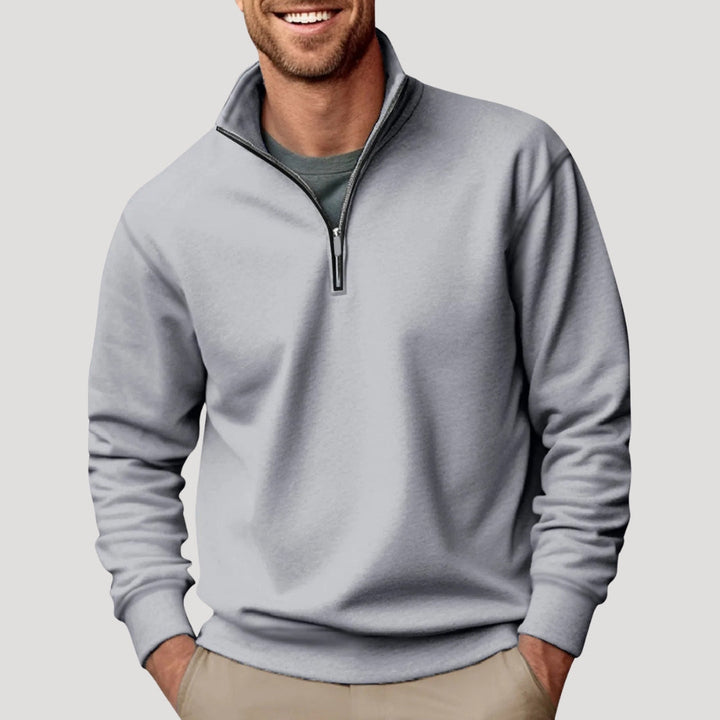 Johan | Men's Classic Zipper Long Sleeve Sweatshirt