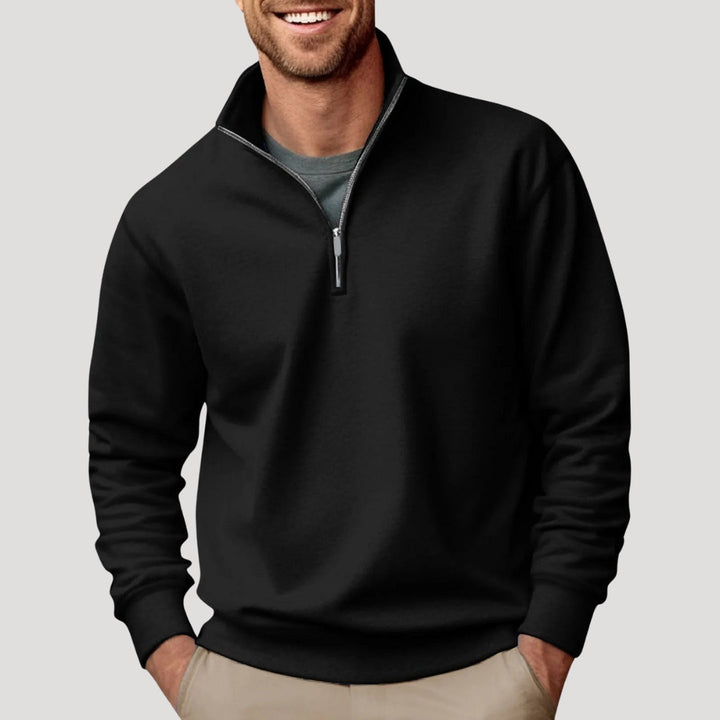Johan | Men's Classic Zipper Long Sleeve Sweatshirt