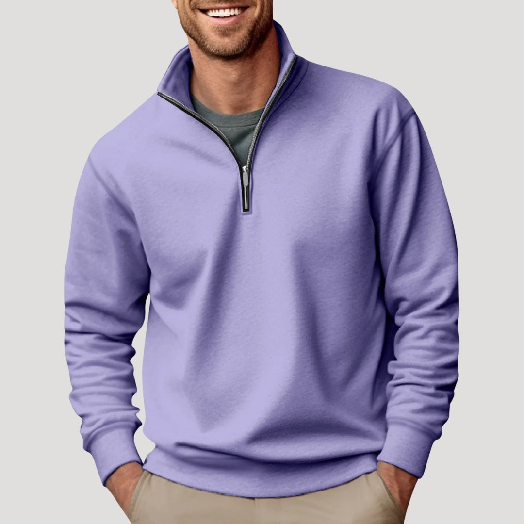 Johan | Men's Classic Zipper Long Sleeve Sweatshirt