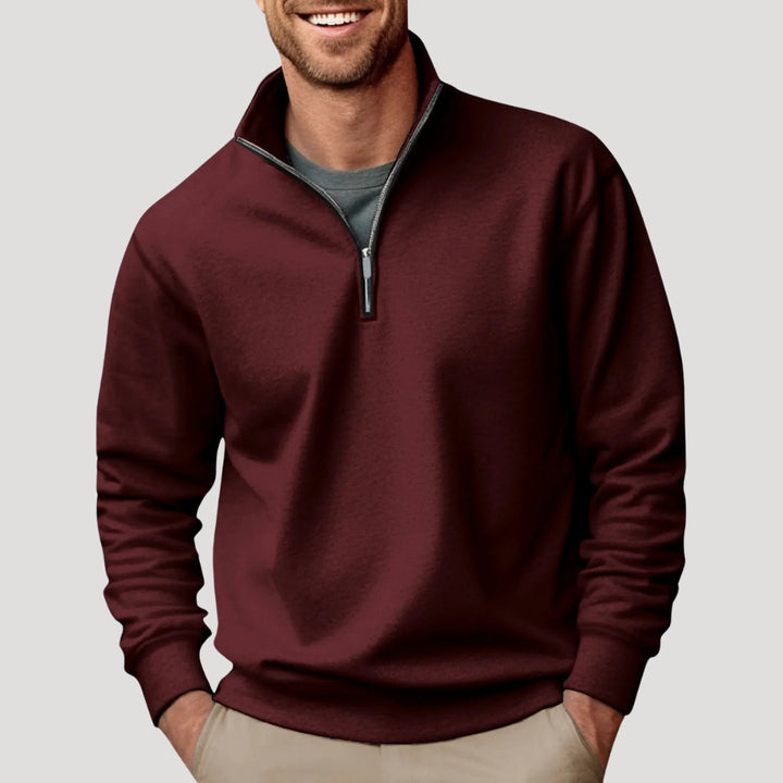 Johan | Men's Classic Zipper Long Sleeve Sweatshirt