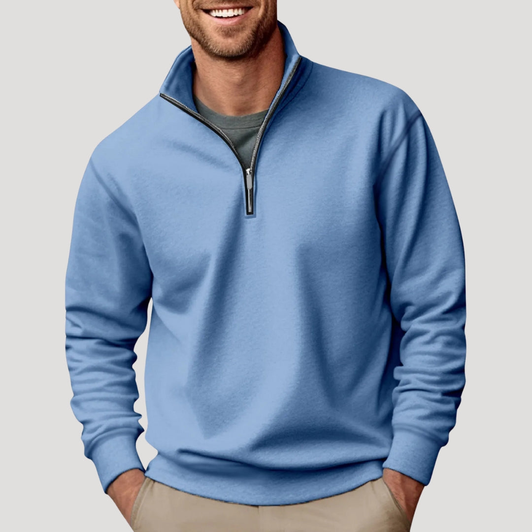 Johan | Men's Classic Zipper Long Sleeve Sweatshirt