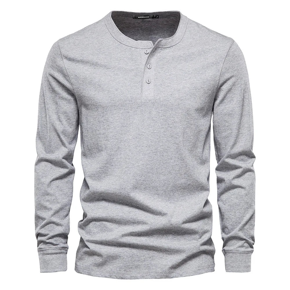 Lorenz | Stylish and Comfortable Long-Sleeve Henley Shirt