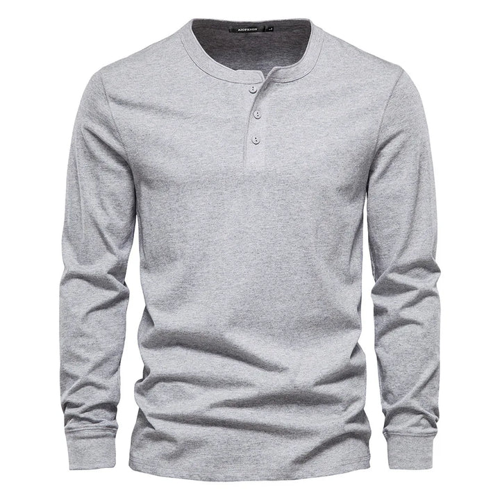Lorenz | Stylish and Comfortable Long-Sleeve Henley Shirt