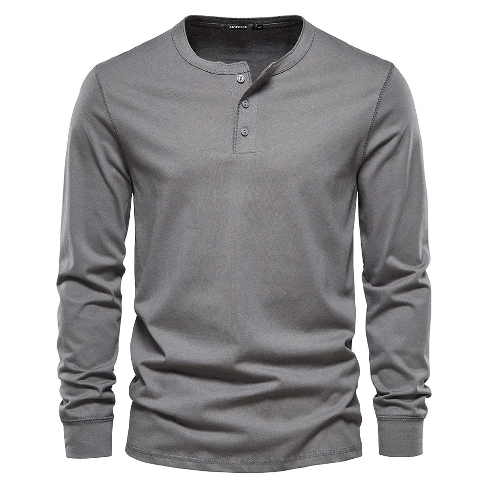 Lorenz | Stylish and Comfortable Long-Sleeve Henley Shirt