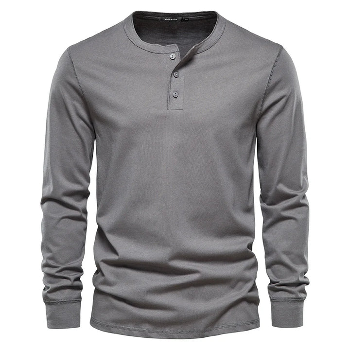 Lorenz | Stylish and Comfortable Long-Sleeve Henley Shirt