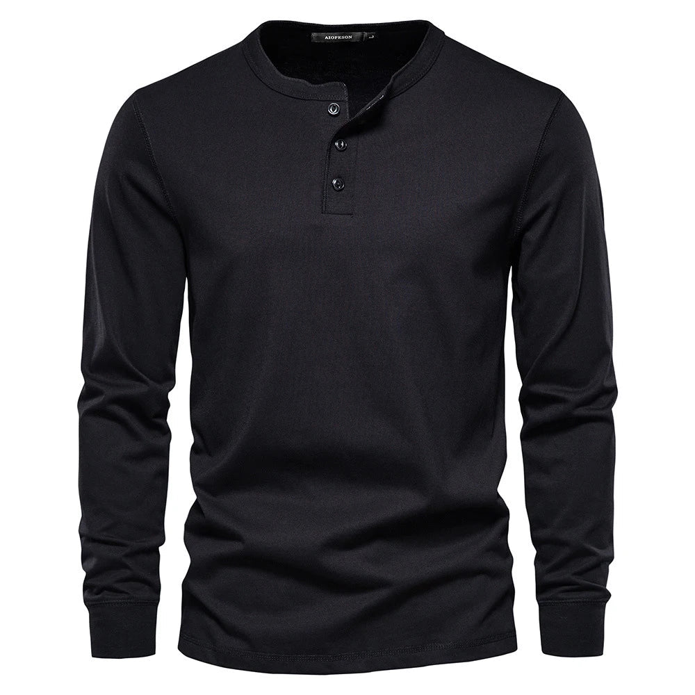 Lorenz | Stylish and Comfortable Long-Sleeve Henley Shirt
