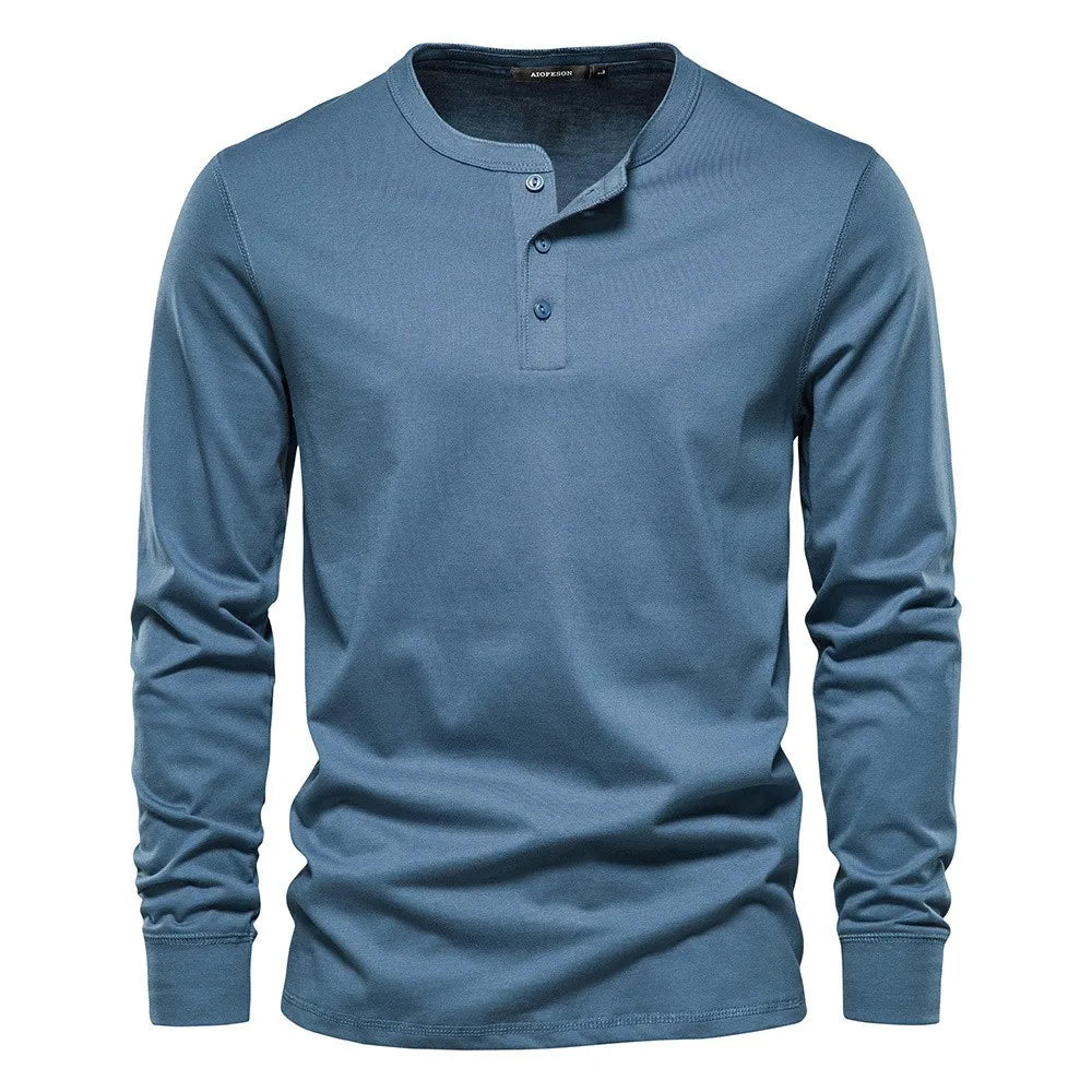Lorenz | Stylish and Comfortable Long-Sleeve Henley Shirt