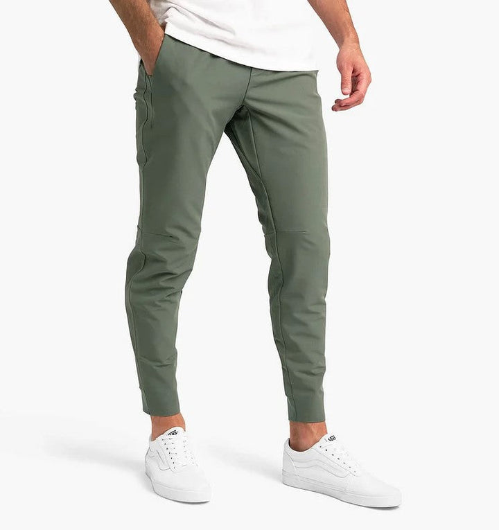 Rasmus | Men's Slim-Fit Trousers with Zipper Pocket