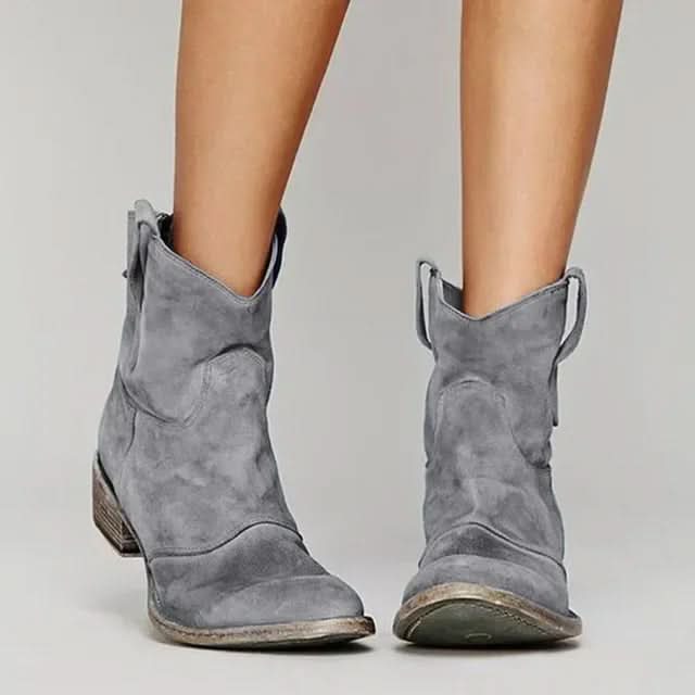 Rosalie - Vintage Cowboy Ankle Boots