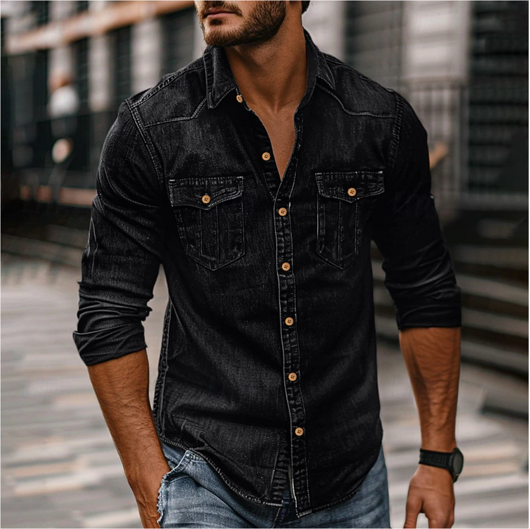 Andreas | Relaxed and Stylish Denim Shirt for Men